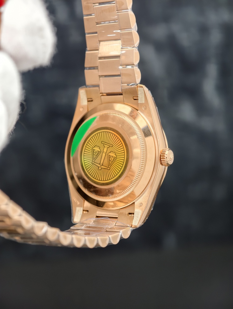 RGF Day-Date 40mm Rose Gold White Dial – Fluted Bezel & President Bracelet