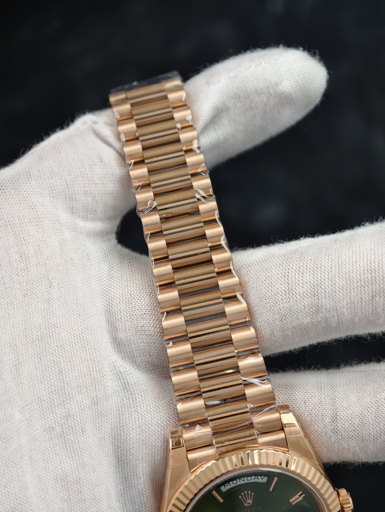 RGF Day-Date 40 Rose Gold Olive Dial | 40mm | SH3255 Super Clone Movement