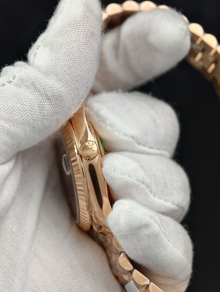 RGF Day-Date 40 Rose Gold Olive Dial | 40mm | SH3255 Super Clone Movement
