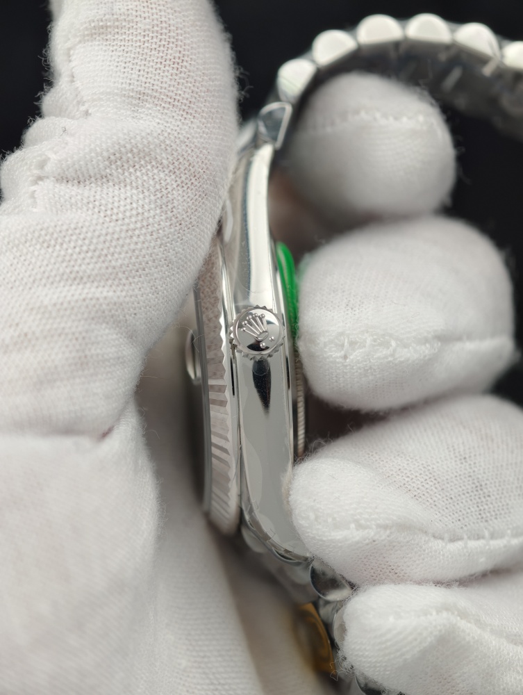 RGF Day-Date 40mm White Gold Green Dial – SH3255 Automatic Movement