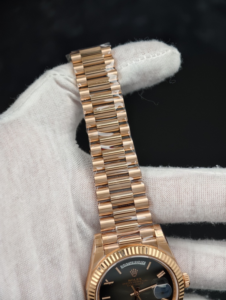 RGF Day-Date 40 Rose Gold Slate Ombre Dial | 40mm | SH3255 Super Clone Movement