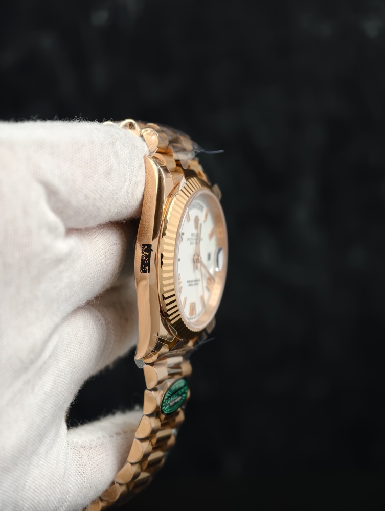 RC Day-Date 40mm Rose Gold White Dial – SH3255 Automatic Movement