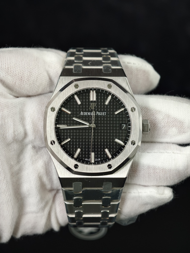 ZF Royal Oak 15500 41mm Black Dial – SA4302 Free-Sprung Super Clone Movement