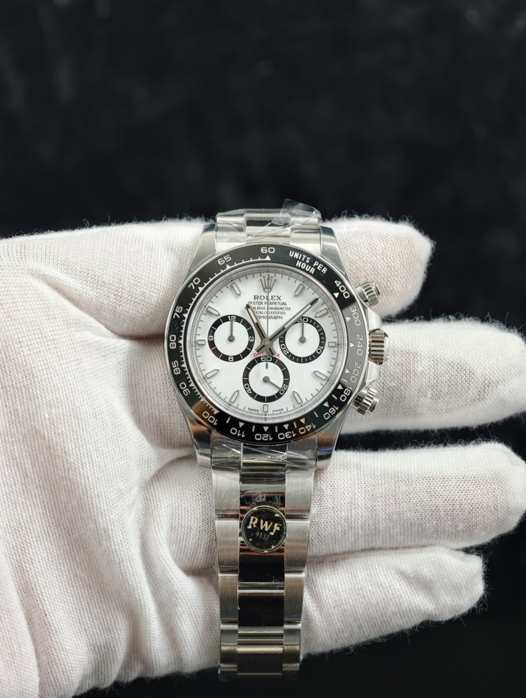 RW Daytona 126500 Panda 40mm – JH4131 Free-Sprung Super Clone Movement