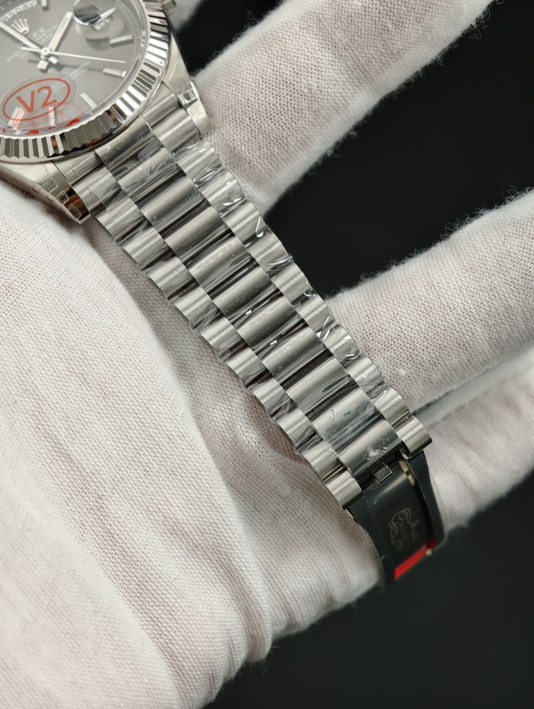VSF V2 Day-Date 40mm White Gold Rhodium Dial – DD3255 Super Clone 182g
