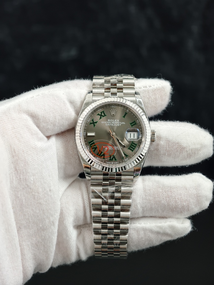 VSF V2 Datejust 36 Wimbledon | Fluted Bezel | Jubilee Bracelet | DD3235 Movement
