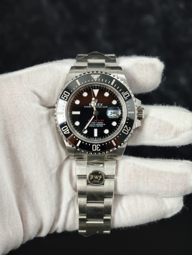 RW Sea-Dweller | 43mm | Free-Sprung JH3235 Super Clone Movement | Oyster Bracelet