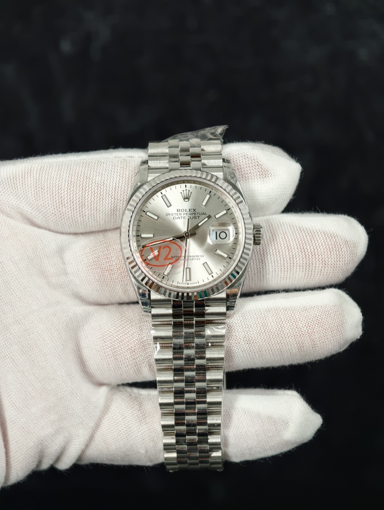 VSF V2 Datejust 36 Silver Dial | 36mm | DD3235 Super Clone Movement