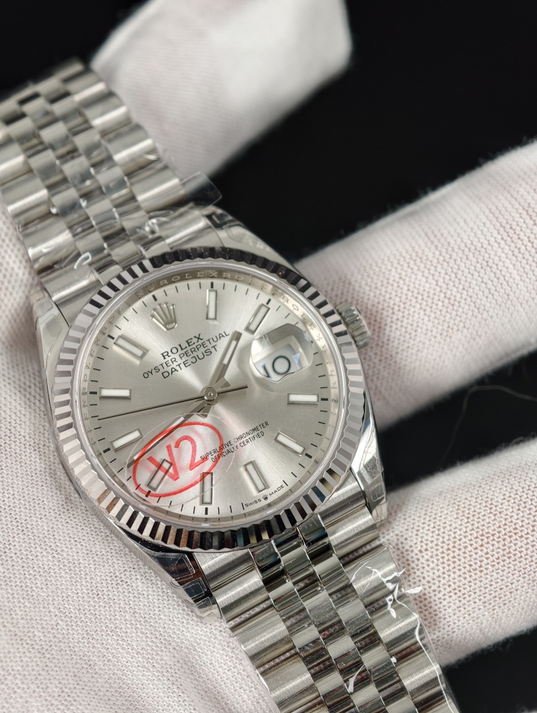 VSF V2 Datejust 36 Silver Dial | 36mm | DD3235 Super Clone Movement