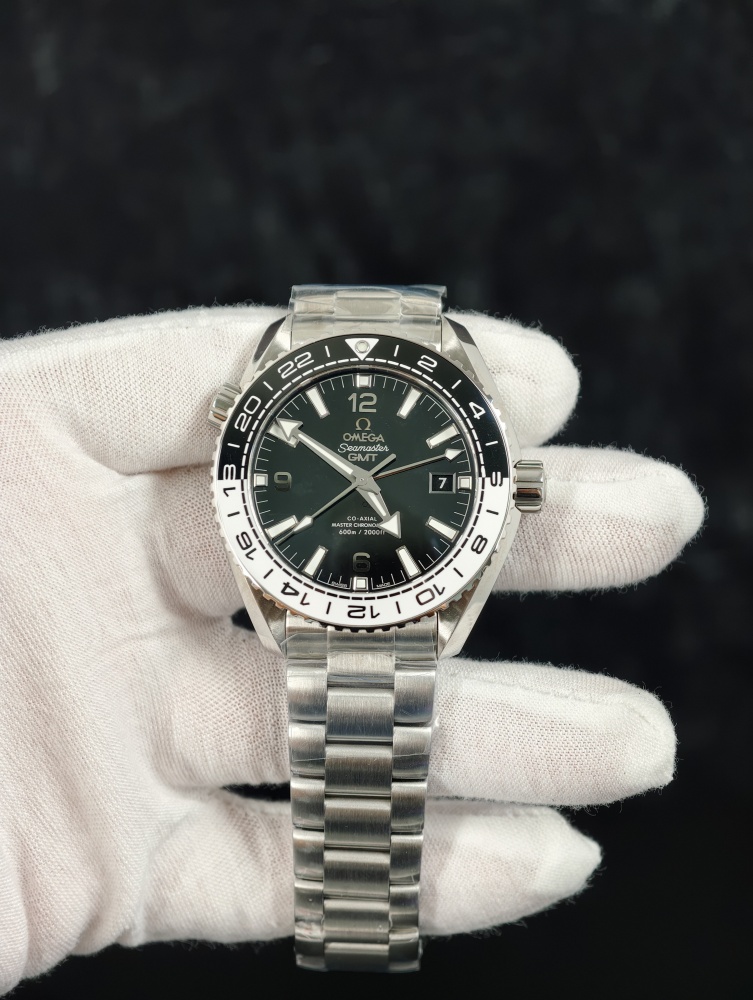 VSF Seamaster Planet Ocean 600M GMT 43.5mm Black & White “Tai Chi” – A8906 Automatic GMT Movement