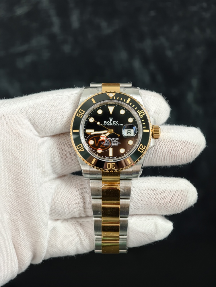 VSF V2 Submariner 126613LN 41mm Two-Tone Yellow Gold Black – DD3235 Super Clone – Gain Weight