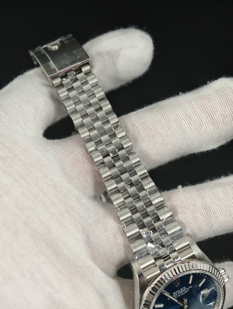 RW Free-Sprung Datejust Blue Dial | 36mm | Free-Sprung JH3235 Super Clone Movement | Jubilee Bracelet | Fluted Bezel