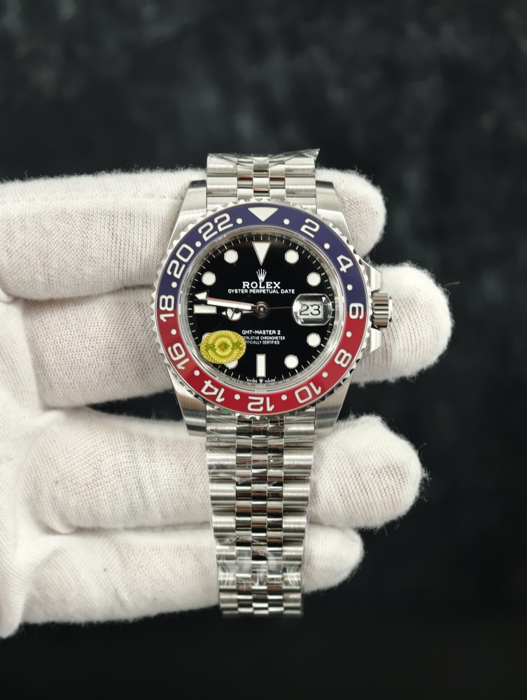 VSF GMT-Master II Pepsi 40mm Jubilee – DD3285 Free-Sprung Looking Super Clone