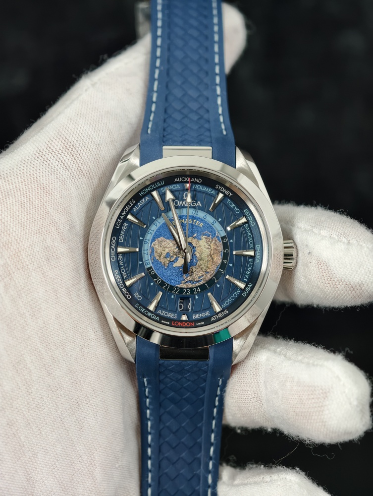 VSF Seamaster Aqua Terra 150M GMT Worldtimer 43mm Blue – DD8938 Super Clone Movement