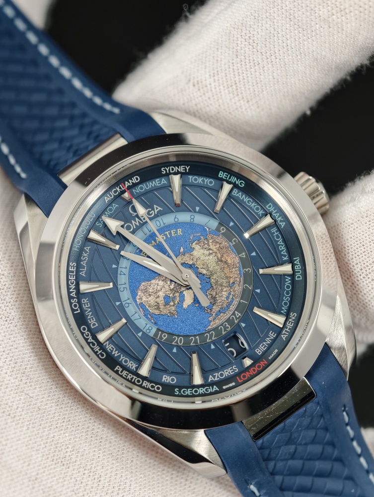 VSF Seamaster Aqua Terra 150M GMT Worldtimer 43mm Blue – DD8938 Super Clone Movement
