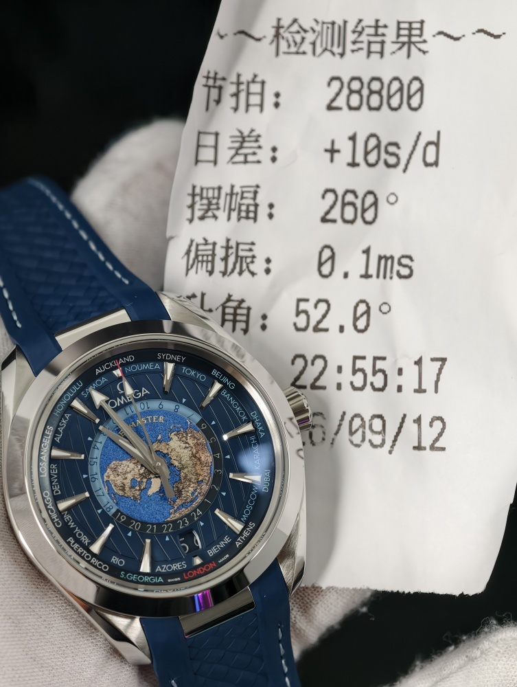 VSF Seamaster Aqua Terra 150M GMT Worldtimer 43mm Blue – DD8938 Super Clone Movement