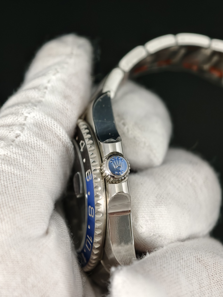 RICH GMT-Master II Batman | 40mm | Free-Sprung JH3285 Super Clone GMT Movement | Oyster Bracelet