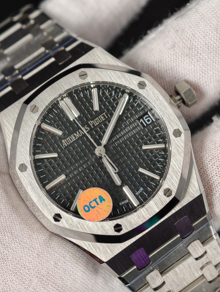 OCTA Royal Oak 15510 41mm Black Dial – JH4302 Free-Sprung Super Clone