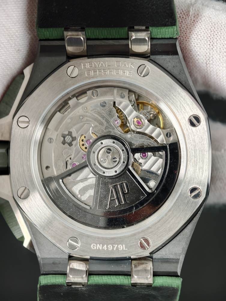 APP Royal Oak Offshore 26420CE 43mm Green Ceramic – Automatic Flyback Chronograph