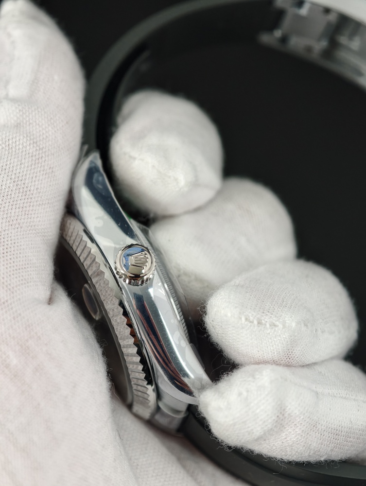 3B Weighted Sky-Dweller Black Dial | 42mm | 186g | Super Clone 9002 Annual Calendar Movement | Oysterflex (Size E+F)