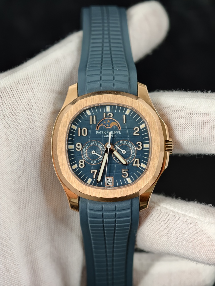 PPM V2 Aquanaut 5261R 40mm Blue-Grey – Weighted – Dandong PP26-330 Annual Calendar
