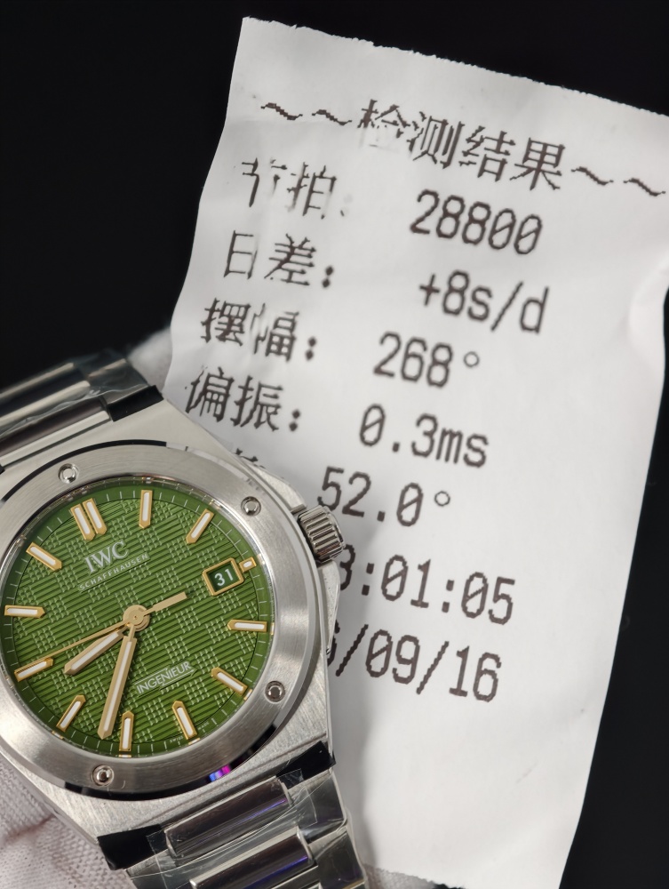 A7 IWC Ingenieur Automatic 40mm Green Dial – A2892 Automatic Movement