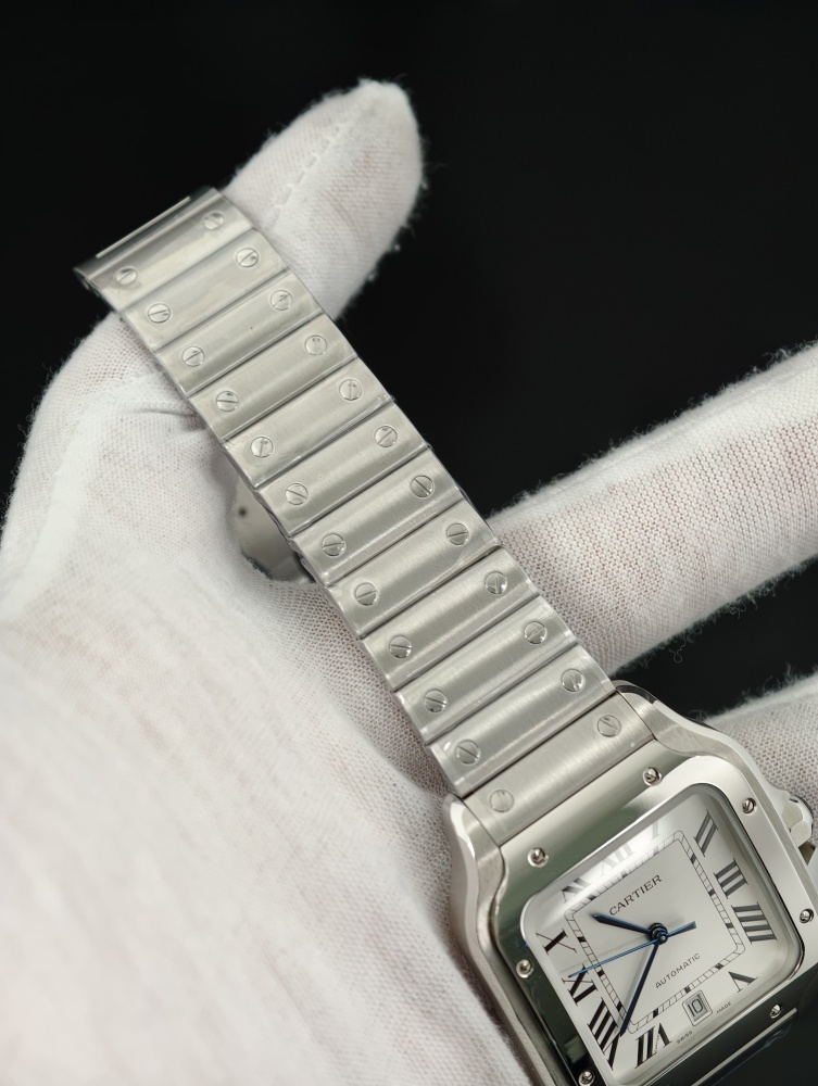 BVF Cartier Santos Large 40mm White Dial – Miyota 9015 Automatic Movement
