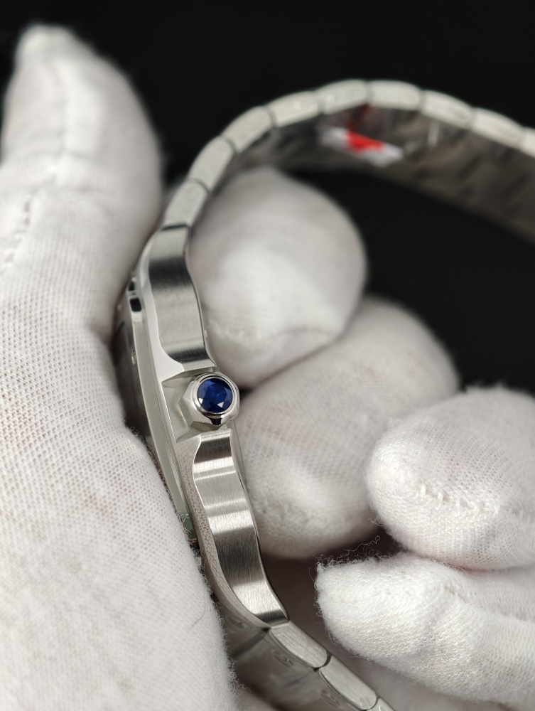 BVF Cartier Santos Large 40mm White Dial – Miyota 9015 Automatic Movement