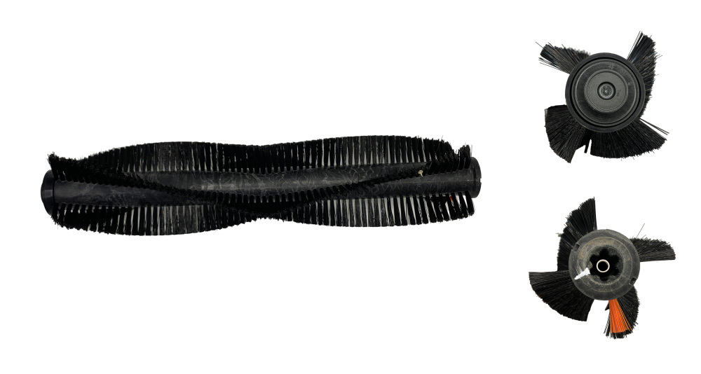 Roller Brush Assembly(Black,V Shape)