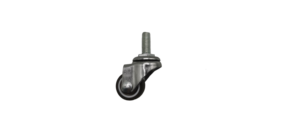 1"?Swivel Caster (Ultra-Quiet TPR Wheel, M8x20 Stud, with Dust Cap)