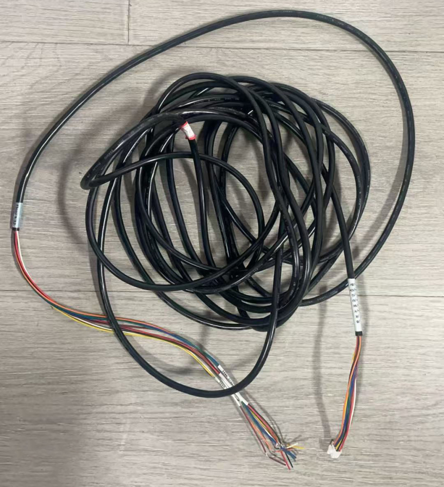 Switch button wiring harness