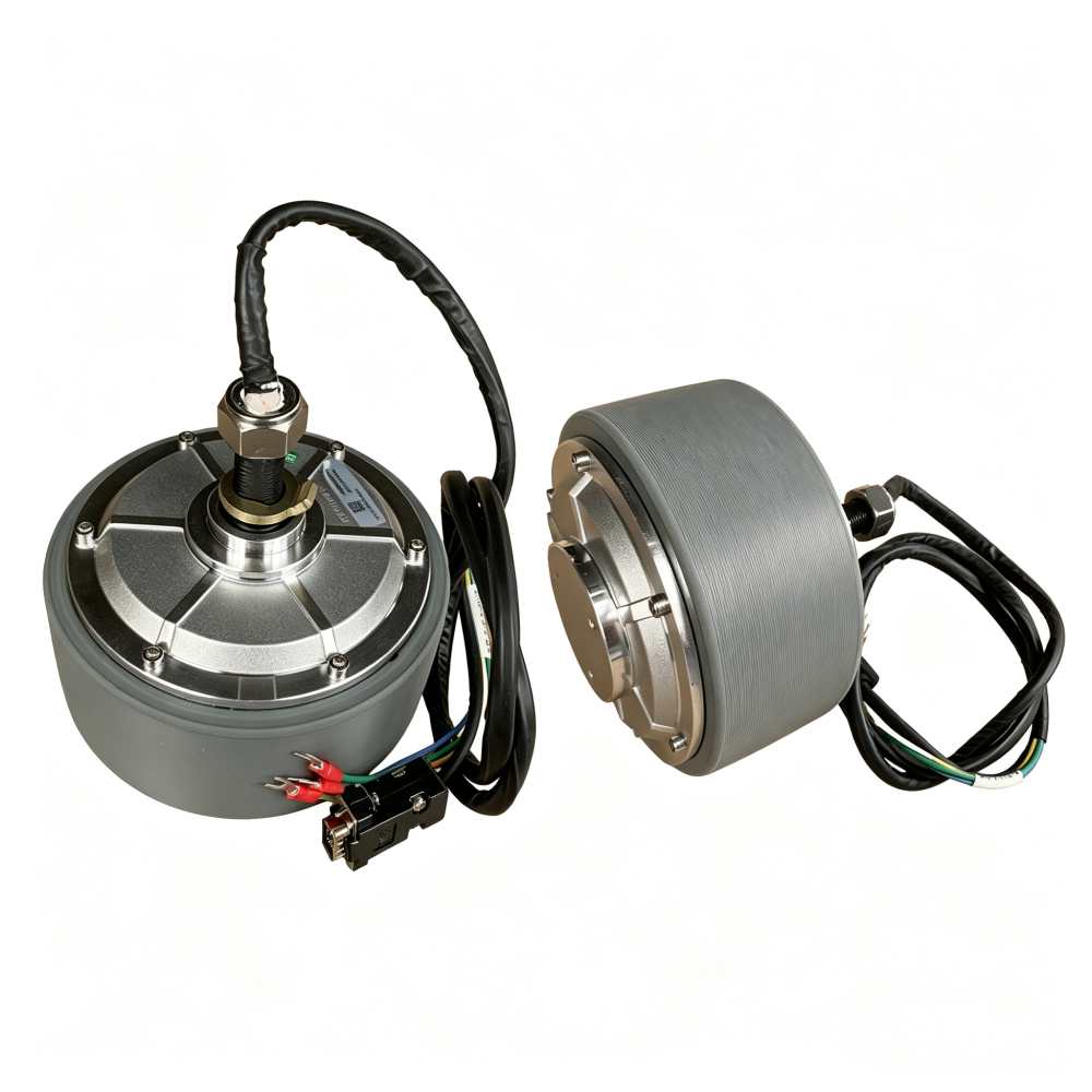 Magnetic Encoder Hub Motor (with Curved Profile Tire)