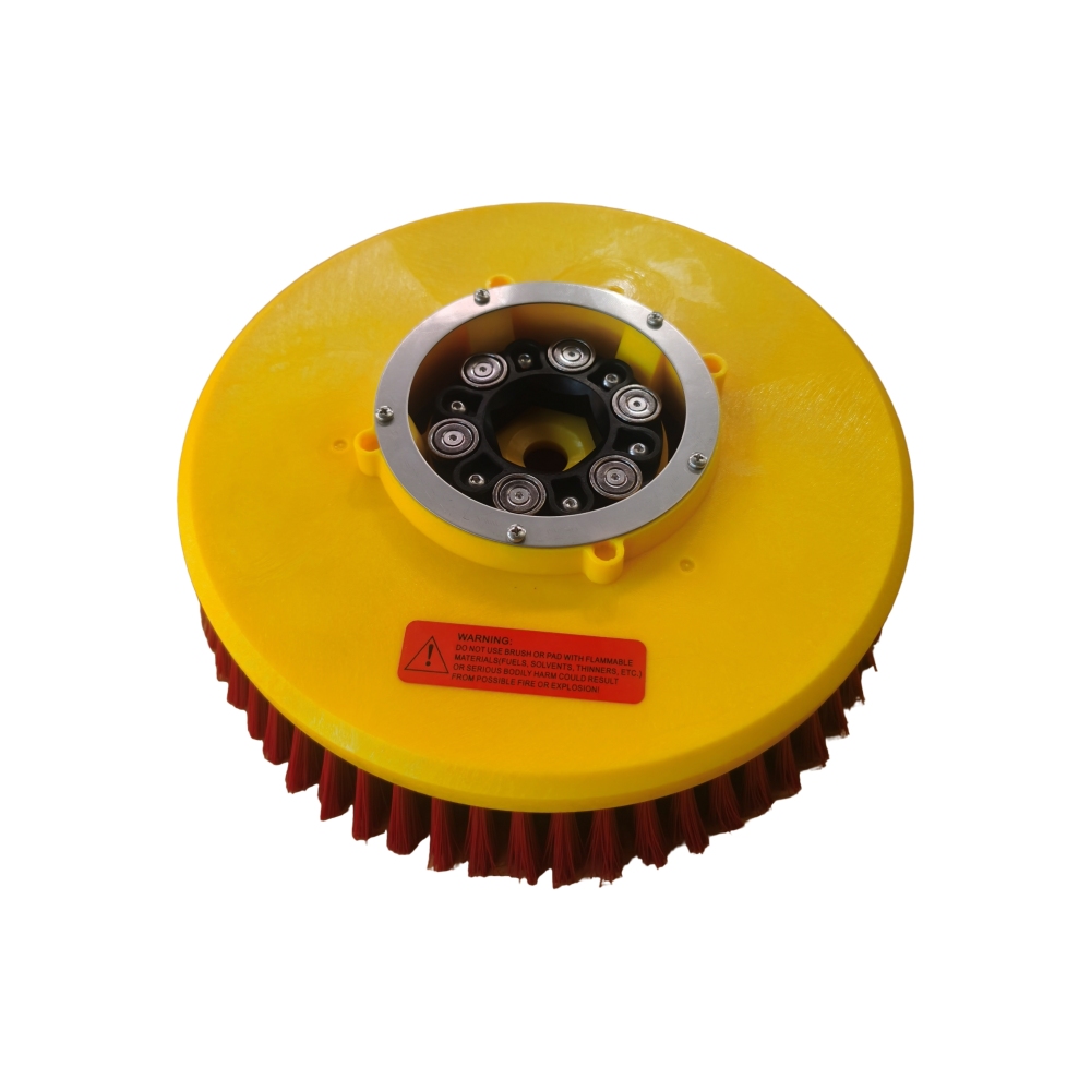 9" Magnetic Disc Brush Assembly (Consumable,Red,0.35mm,Filament,Pressurized Version)