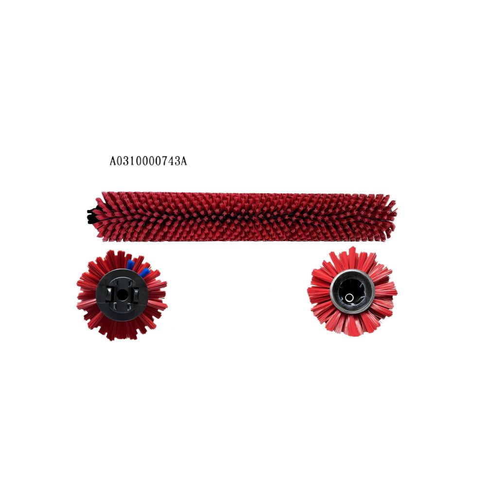 Rear Cylindrical Brush (Dual W-Shape,Red,0.3mm,Filament,Anti-Static)