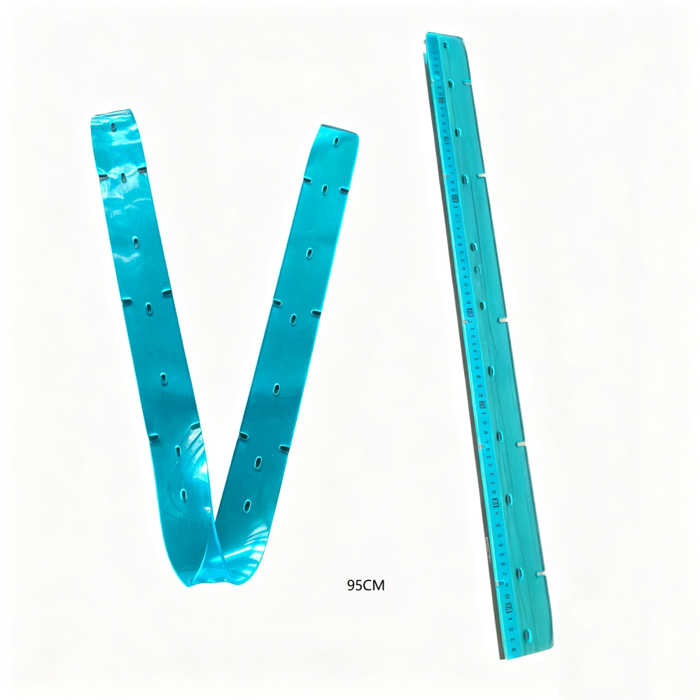 Front Rubber Squeegee (Blue, PU, for Three-Section Squeegee)