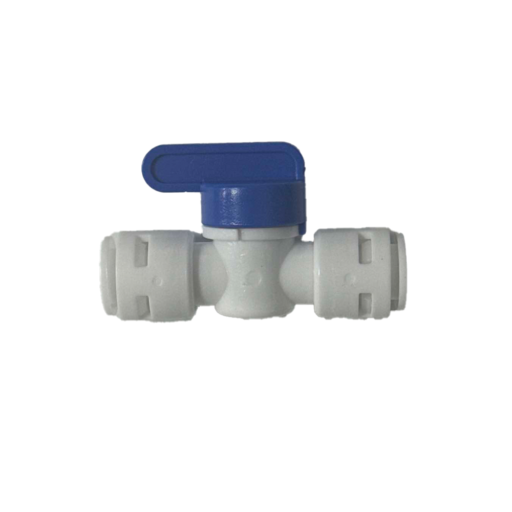 Straight ball valve