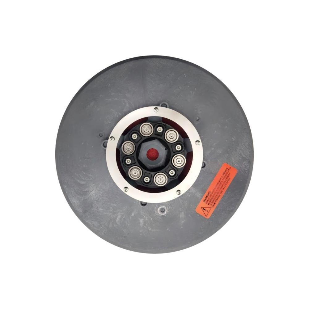 9" Magnetic Pad Holder & Cleaning Pad Kit (Red)