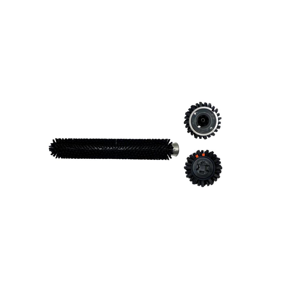Rear Roller Brush(Dual W-Shaped,Black,Anti-Static)