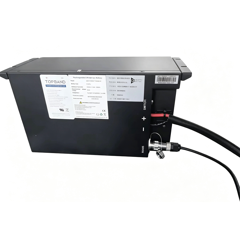 60Ah LiFePO4 Battery Pack (24V,Positive Terminal Version,Topband)