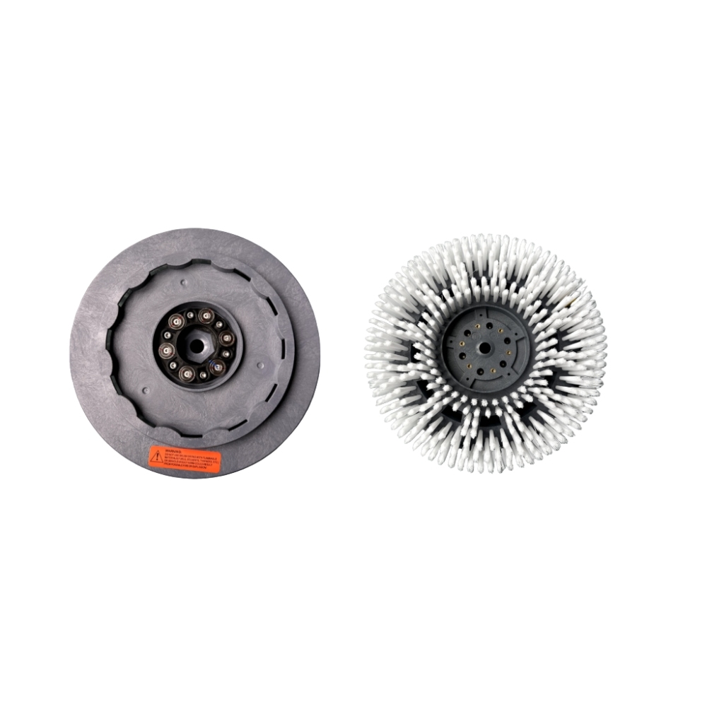 10" Magnetic Brush Disc Assembly (White, 0.35mm)