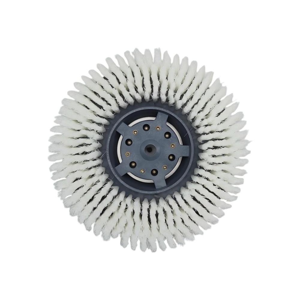 10" Magnetic Brush Disc Assembly (White, 0.35mm)