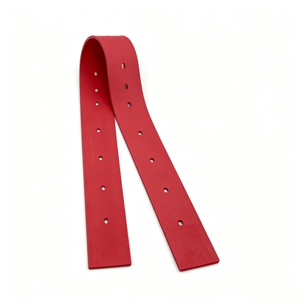Front Rubber Squeegee (Red, for Three-Section Squeegee)