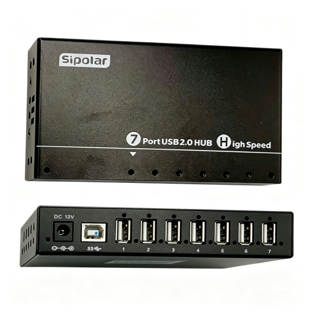 7-Port USB 2.0 Hub (with External 12V Power)