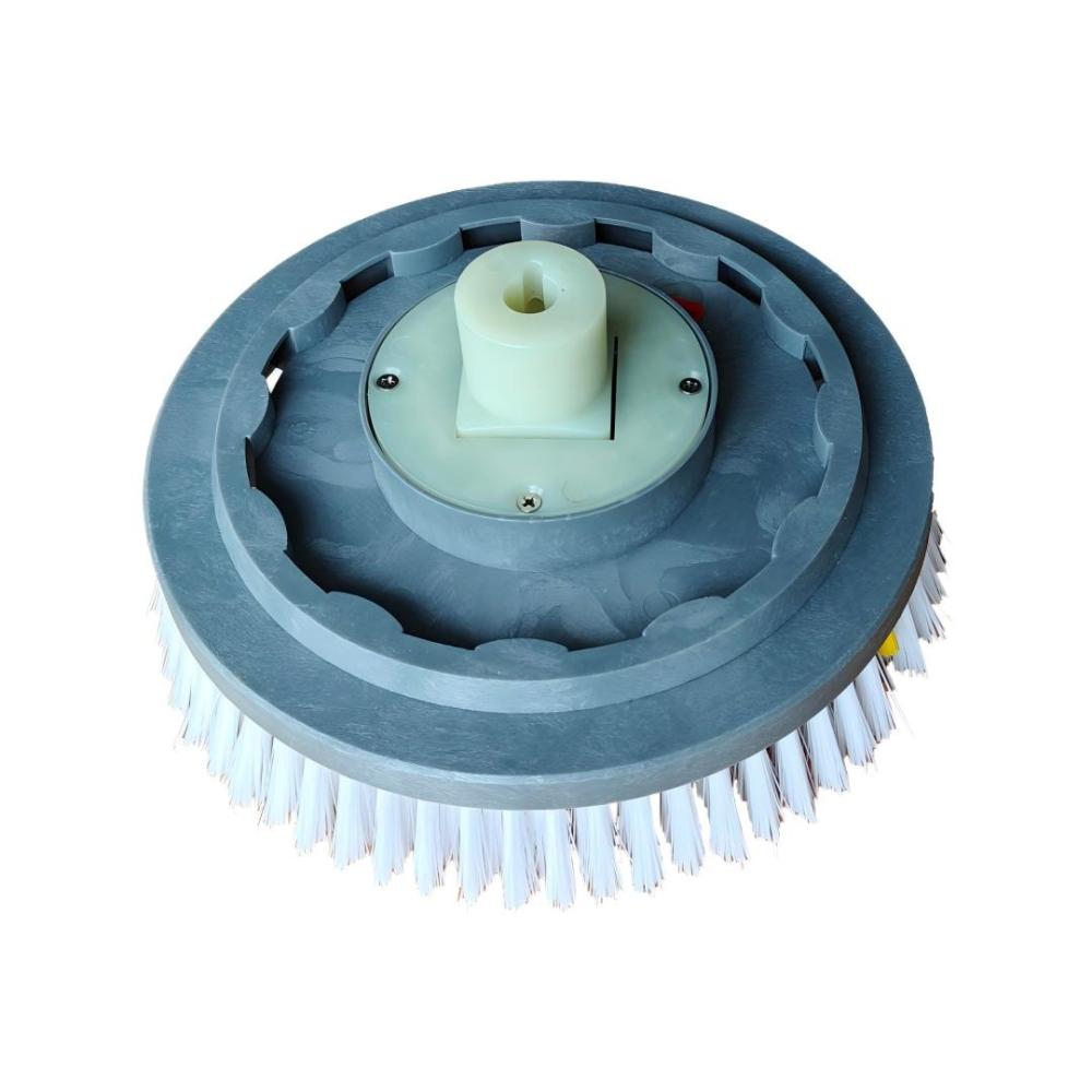 10" Non-Magnetic Brush Disc (White, 0.35mm) - Single