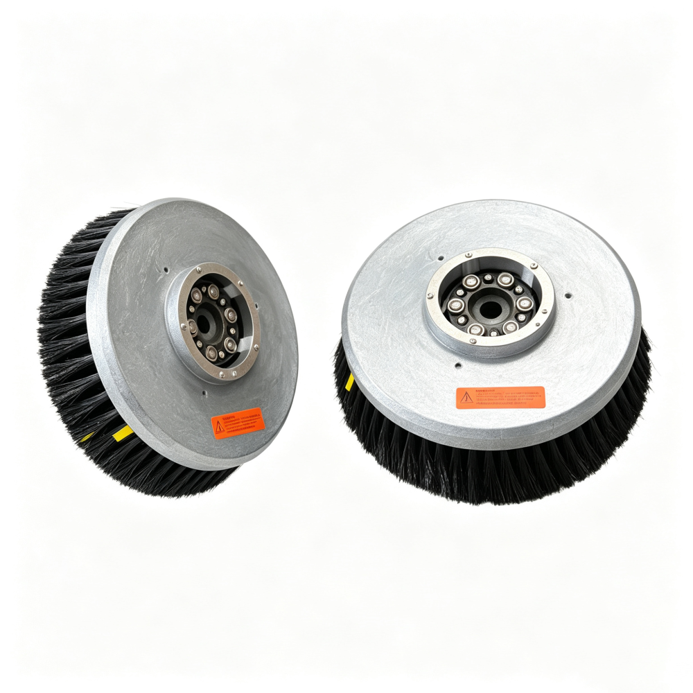 Magnetic Brush Disc Assembly(Consumable) (10",Pad Holder&Cleaning Pad)