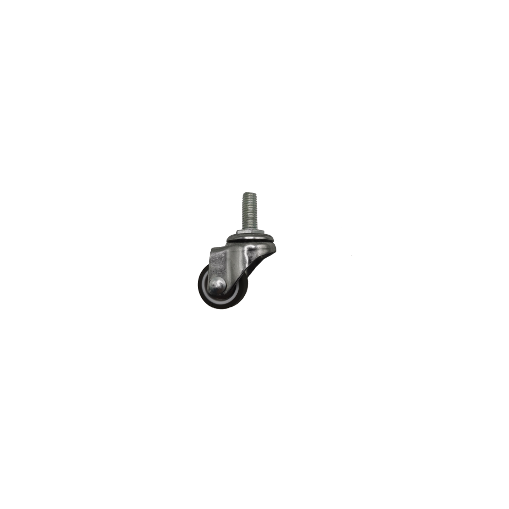 1" Swivel Caster (Ultra-Quiet TPR Wheel,M8x20 Stud,with Dust Cap)
