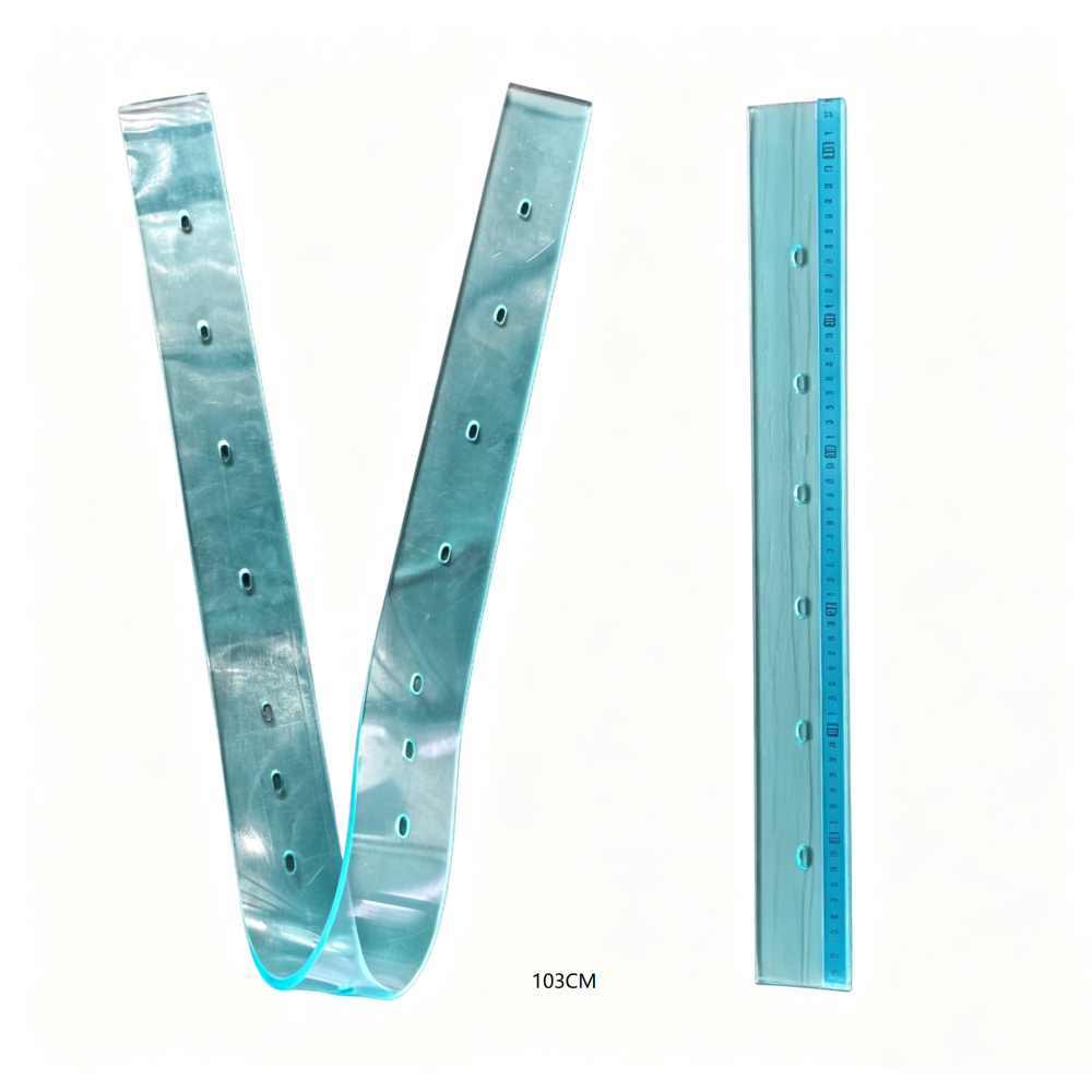Rear Rubber Squeegee (Blue, PU, for Three-Section Squeegee)