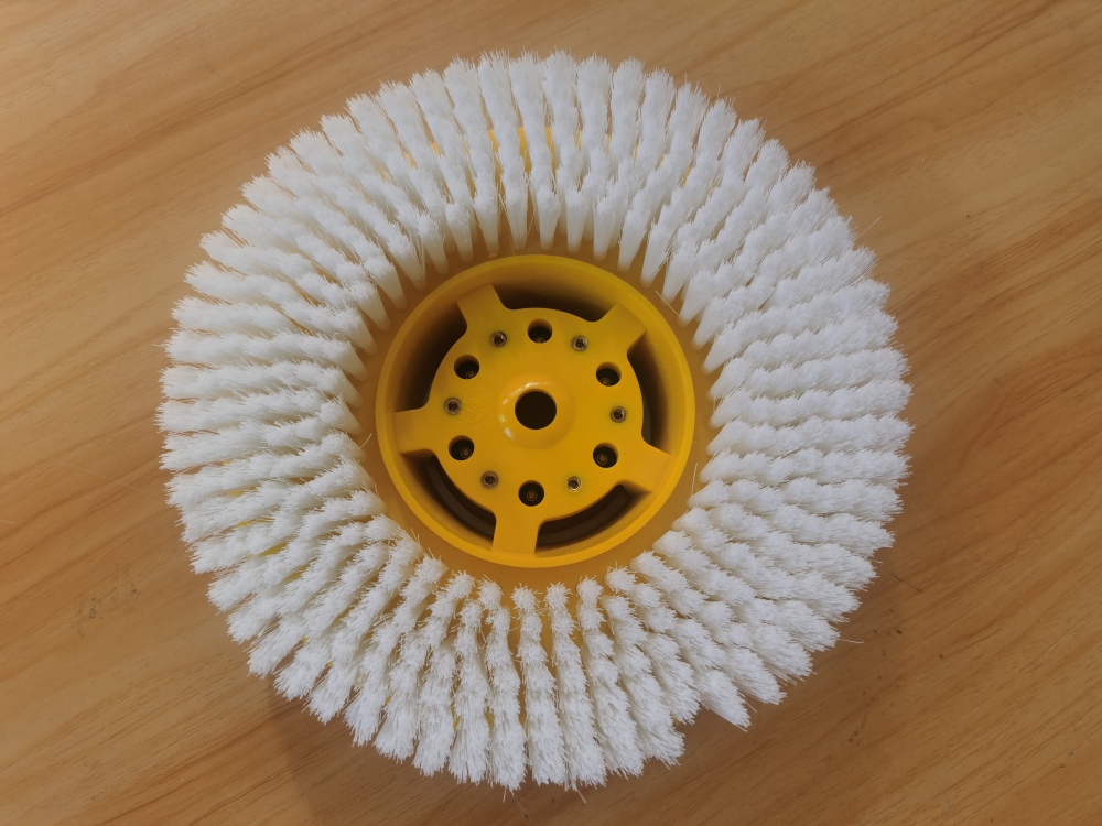 9" Magnetic Disc Brush Assembly (Consumable,White,0.25mm,Filament,Pressurized Version)