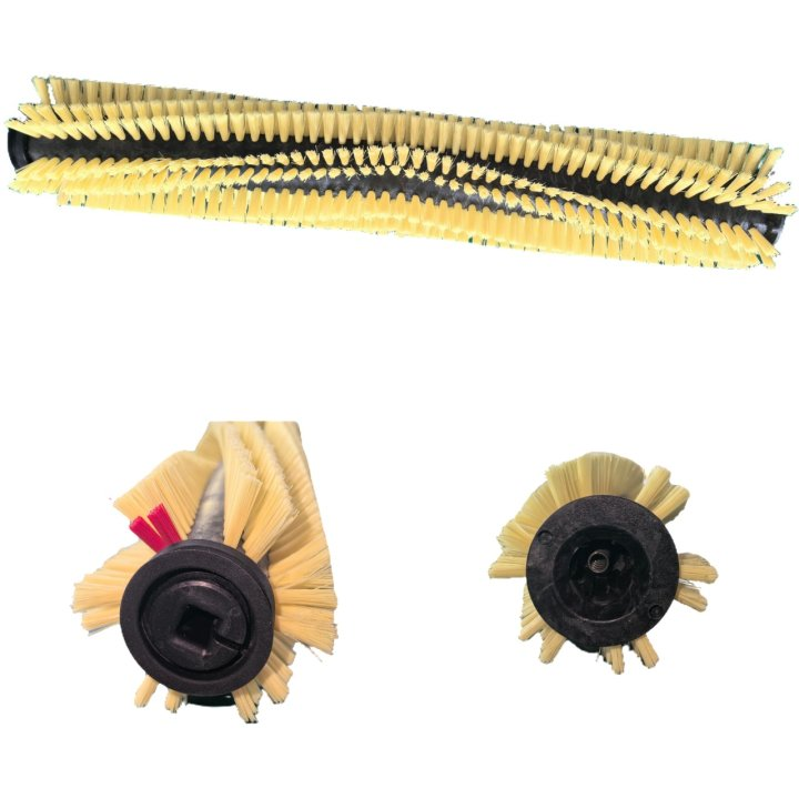 Front Roller Brush Assembly (Consumable) (Yellow, Anti-Drop)