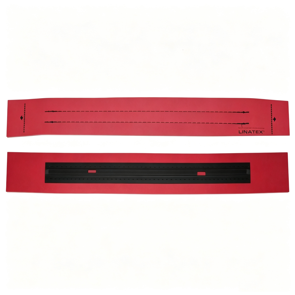 Rear Rubber Squeegee (Red, Curved, Performance Enhanced)